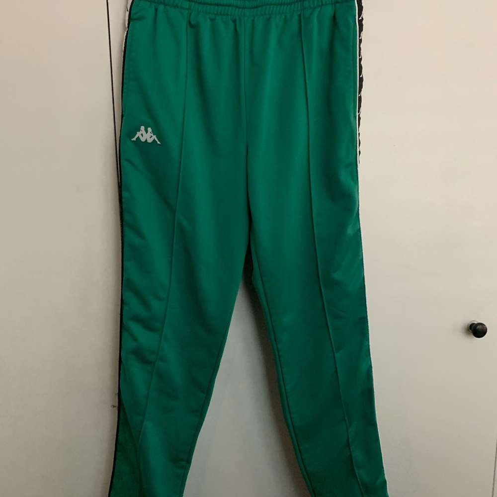 Kappa Track Joggers!! Kelly Green XL! Never worn!